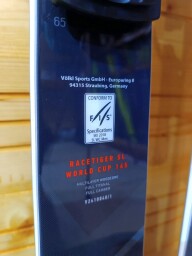 LYŽE VOLKL RACETIGER SL WORLD CUP FIS 165CM --MODEL 2025--